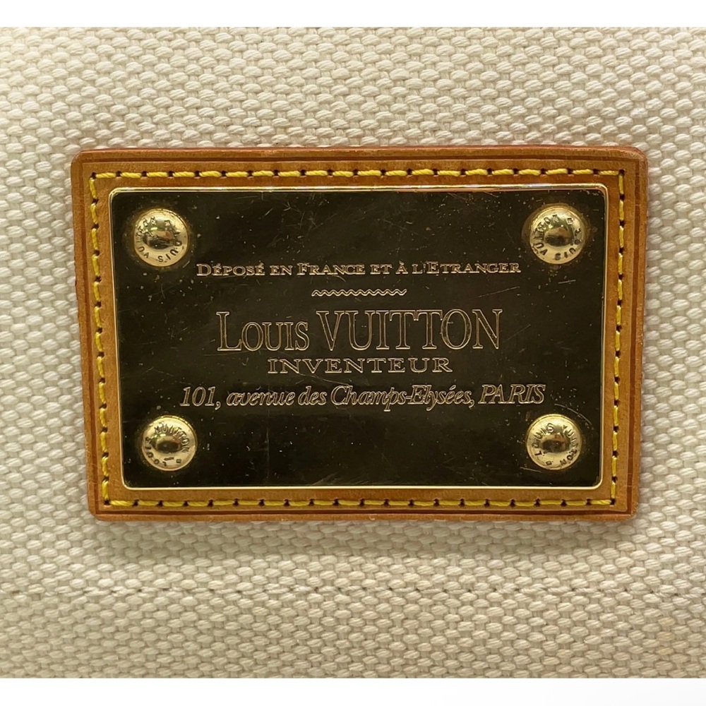 Louis Vuitton Antigua Besace PM Brown and Cream Canvas tote - Picture 10 of 14